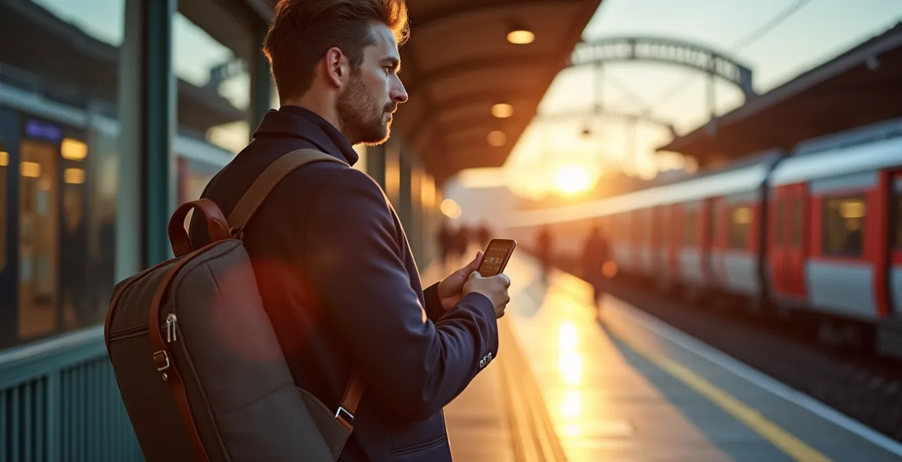 Vergleich verschiedener Accessoires für deutsche Pendler in städtischer Umgebung